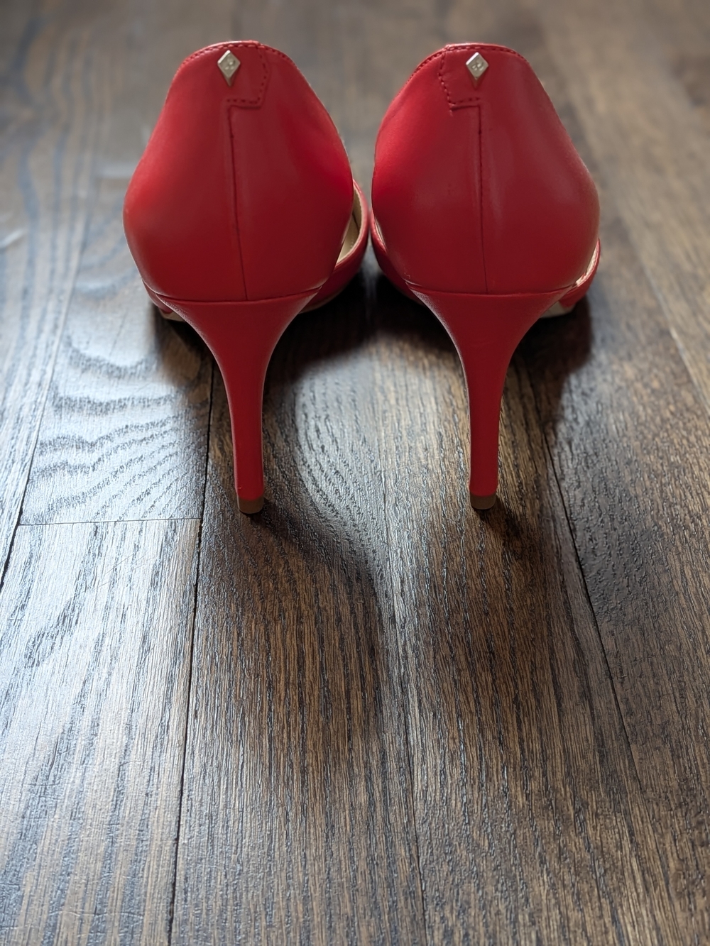 Sam Edelman Red Pointed D'Orsay Heels - Picture 3 of 8